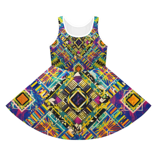 Girls' Sleeveless Sundress - Yankari Design