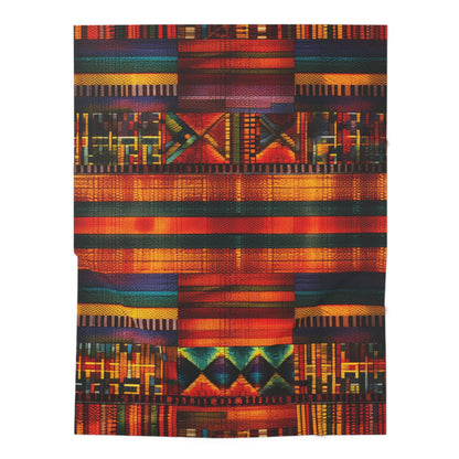 Baby Swaddle Blanket - Kente Grace Design 2