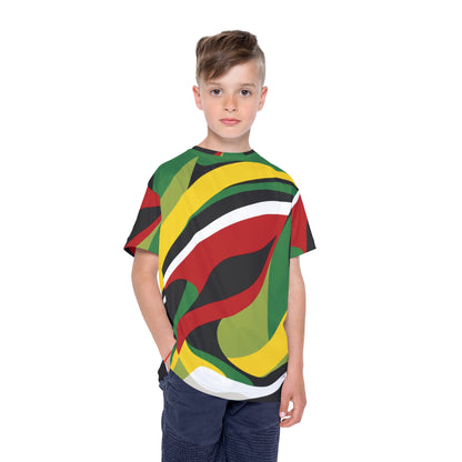 Kids Sports Jersey - Harmony Flow Design