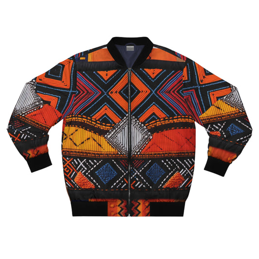 Men's Bomber Jacket - Faithful Weaver Design