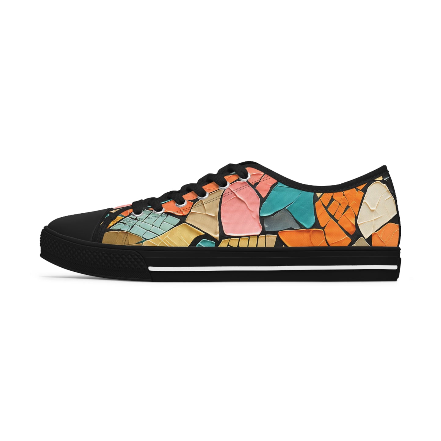 Women's Low Top Sneakers - Colours Of Heaven Design