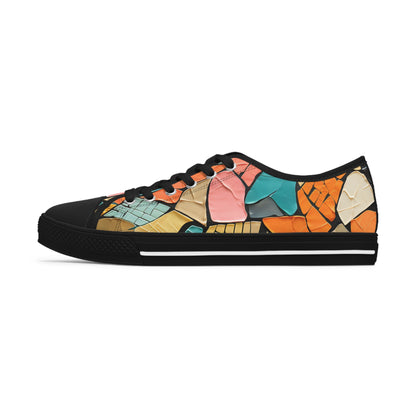 Women's Low Top Sneakers - Colours Of Heaven Design