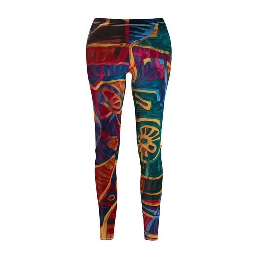 Women's Cut & Sew Casual Leggings - Threads of Glory Design