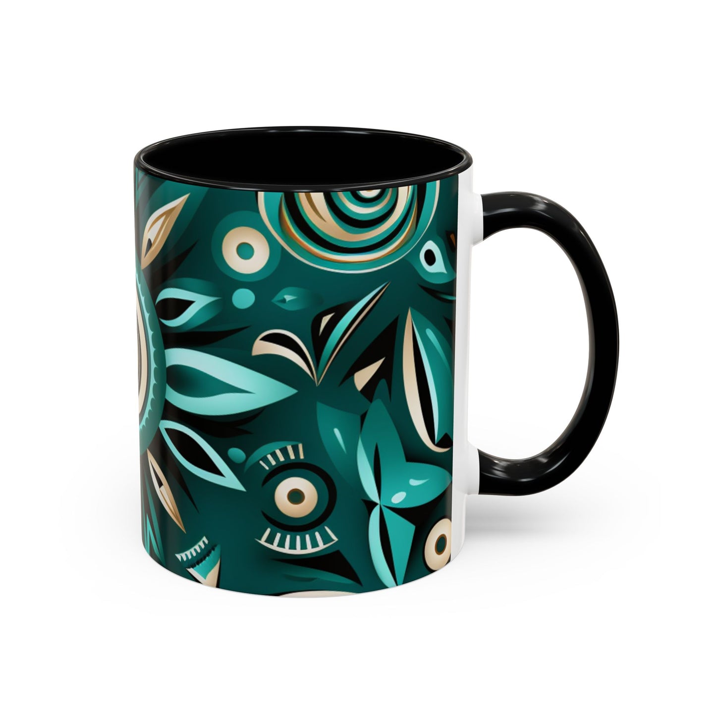 Accent Coffee Mug, 11oz - Flourishing Spirit Design