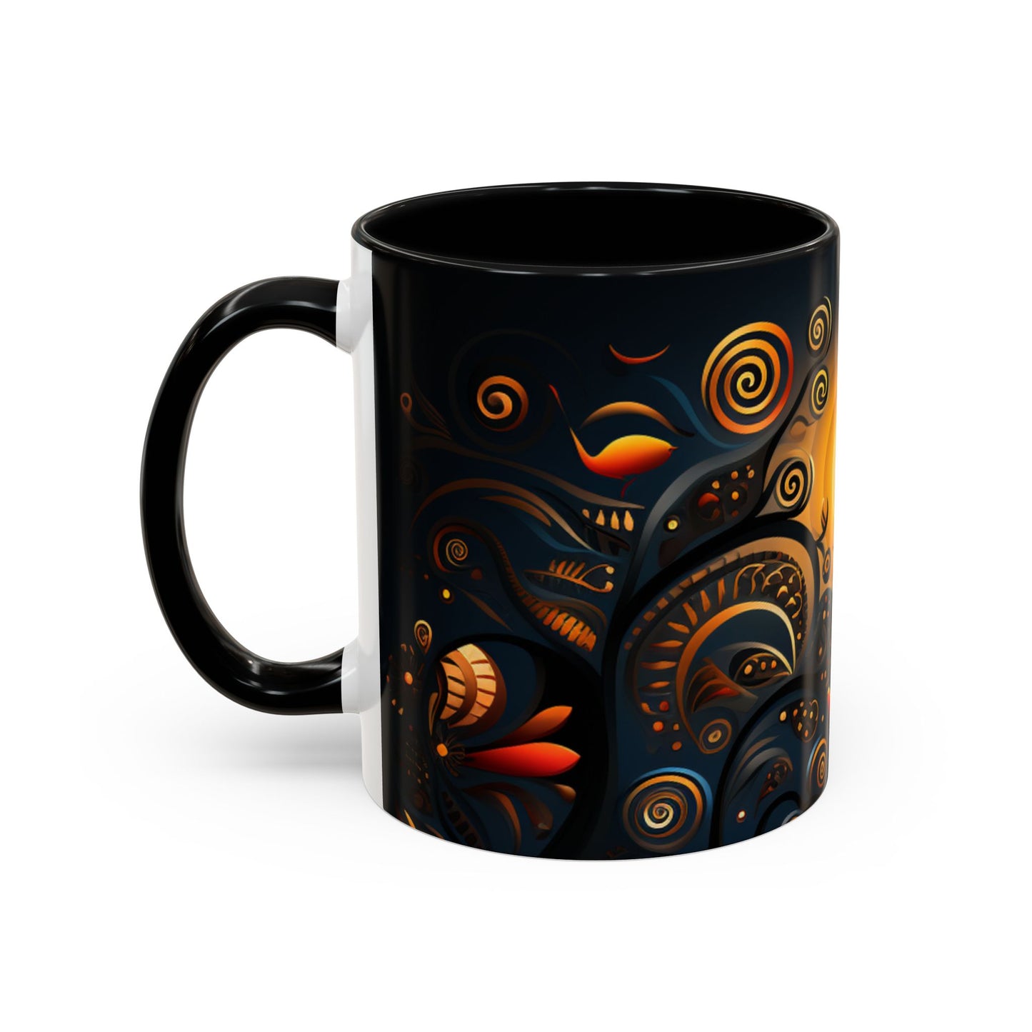 Accent Coffee Mug, 11oz - Sunrise Harmony Design