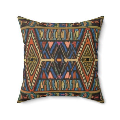 Spun Polyester Square Pillow - Radiance of Creation Design