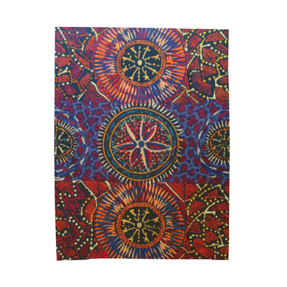Velveteen Plush Blanket - Matopos Design