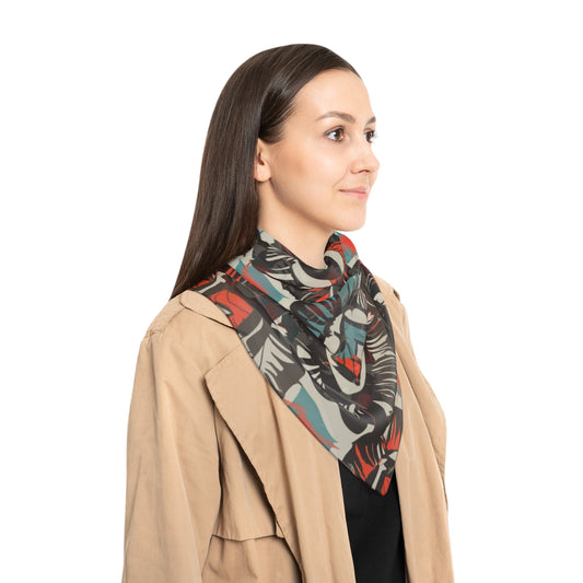 Unisex Poly Scarf - Forgiving Spirit Design