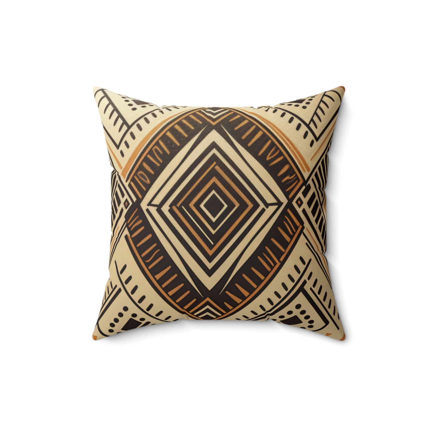 Spun Polyester Square Pillow - Kalahari Accord Design
