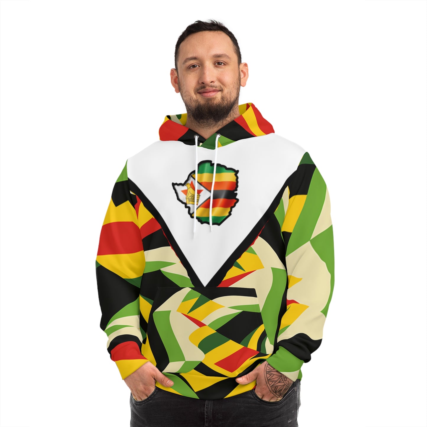 Fashion Hoodie - Zimbo Nation camo  Design