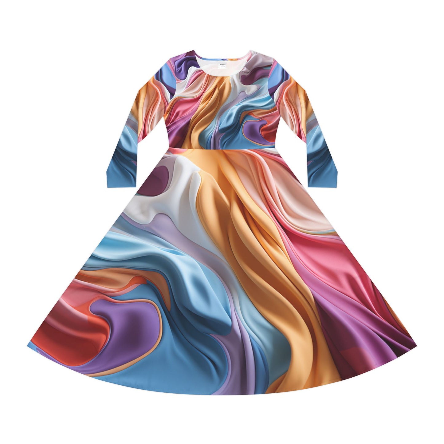 Women's Long Sleeve Dance Dress - Aminu Design