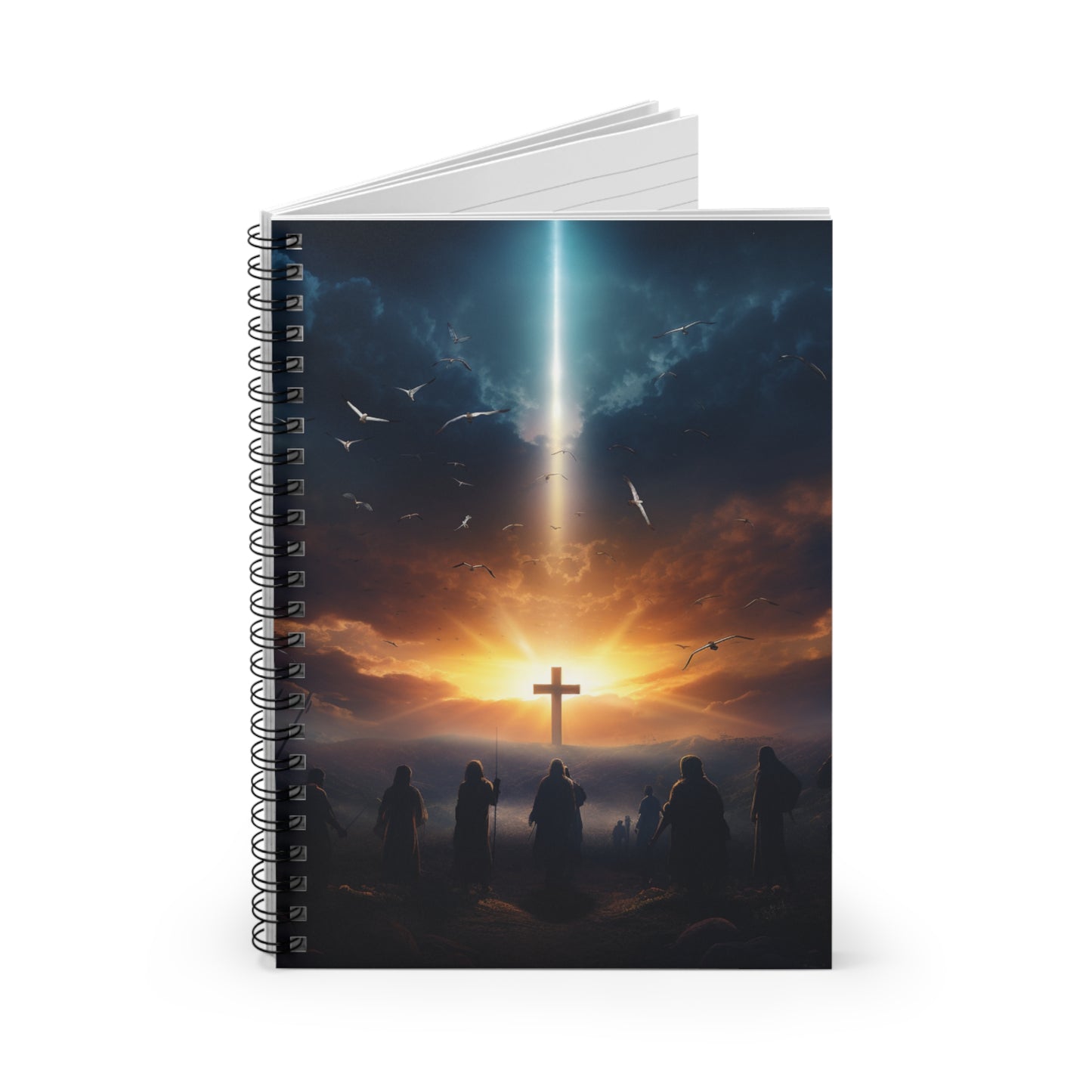 Spiral Notebook - Ruled Line - His Return Design