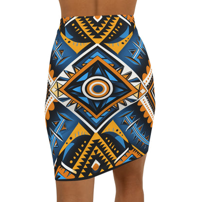 Women's Mini Skirt - Cubango Courage Design