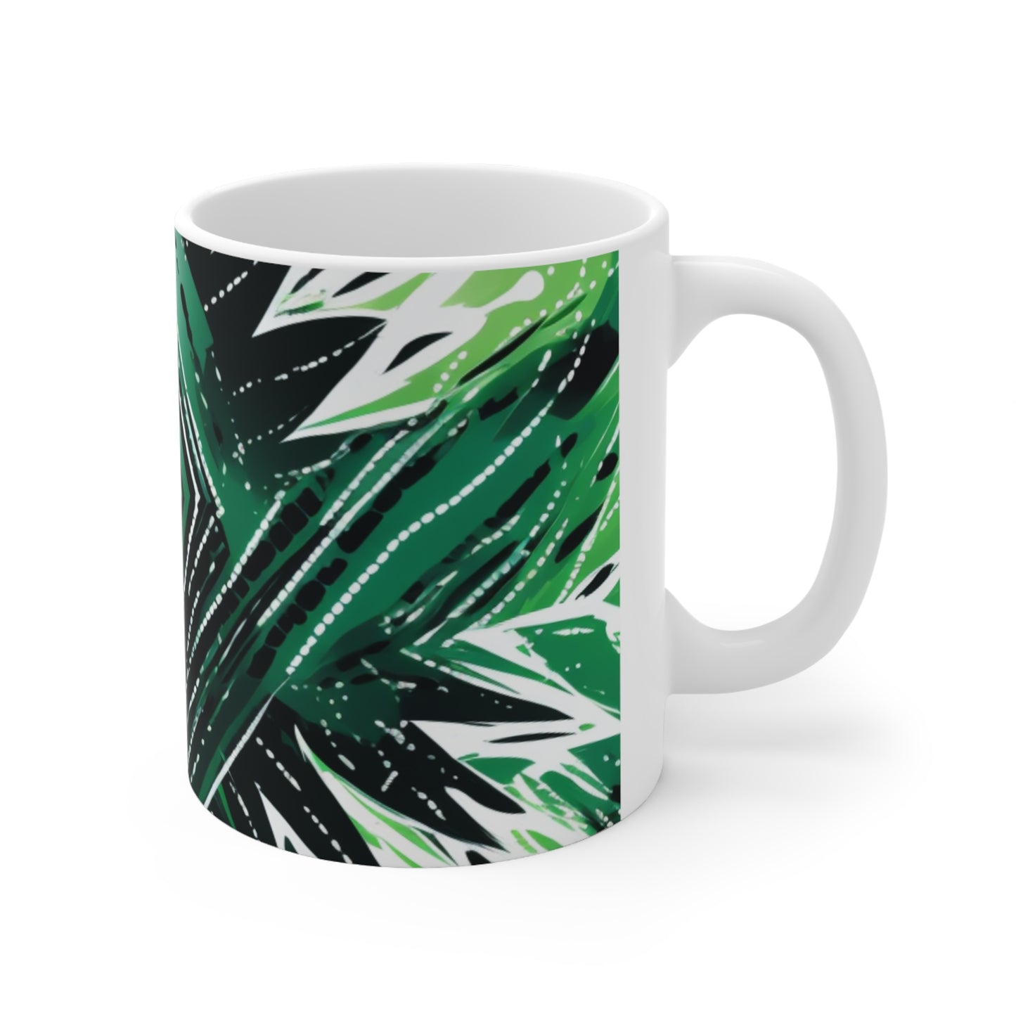 Ceramic Mug 11oz - Naija Tye Dye Design