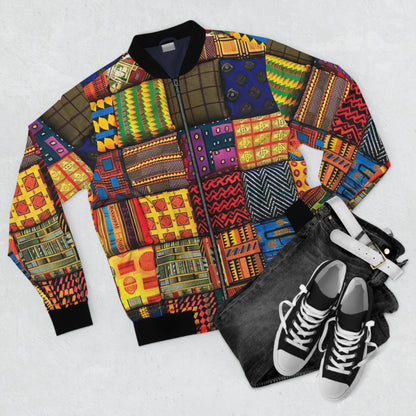 Men's Bomber Jacket - Unity in Colors Design