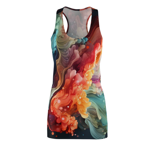 Women's Cut & Sew Racerback Dress (AOP) - Hope Clouds - Psalm 36:5