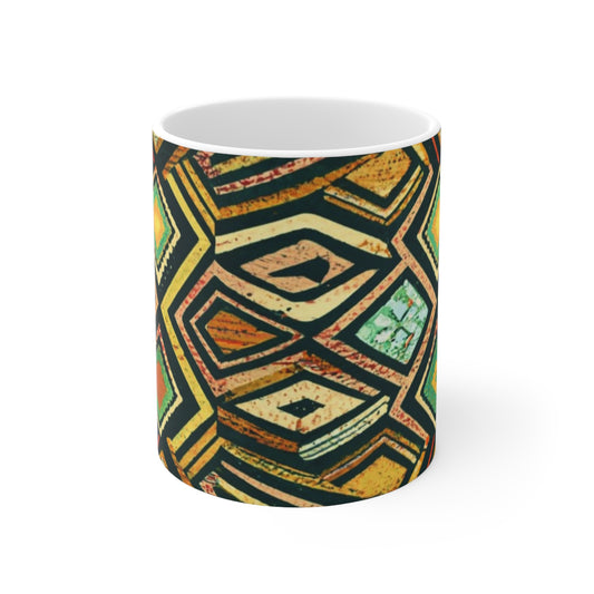 Ceramic Mug 11oz - African Psalm Design