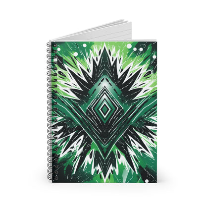 Spiral Notebook Ruled Line - Naija Tye Dye Design
