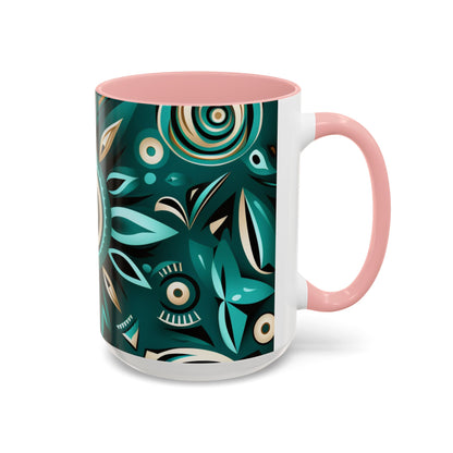 Accent Coffee Mug, 11oz - Flourishing Spirit Design