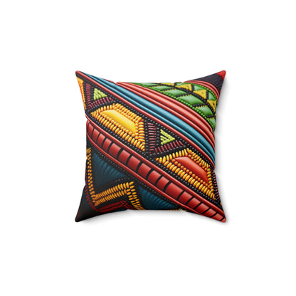 Spun Polyester Square Pillow - Nkazana Design