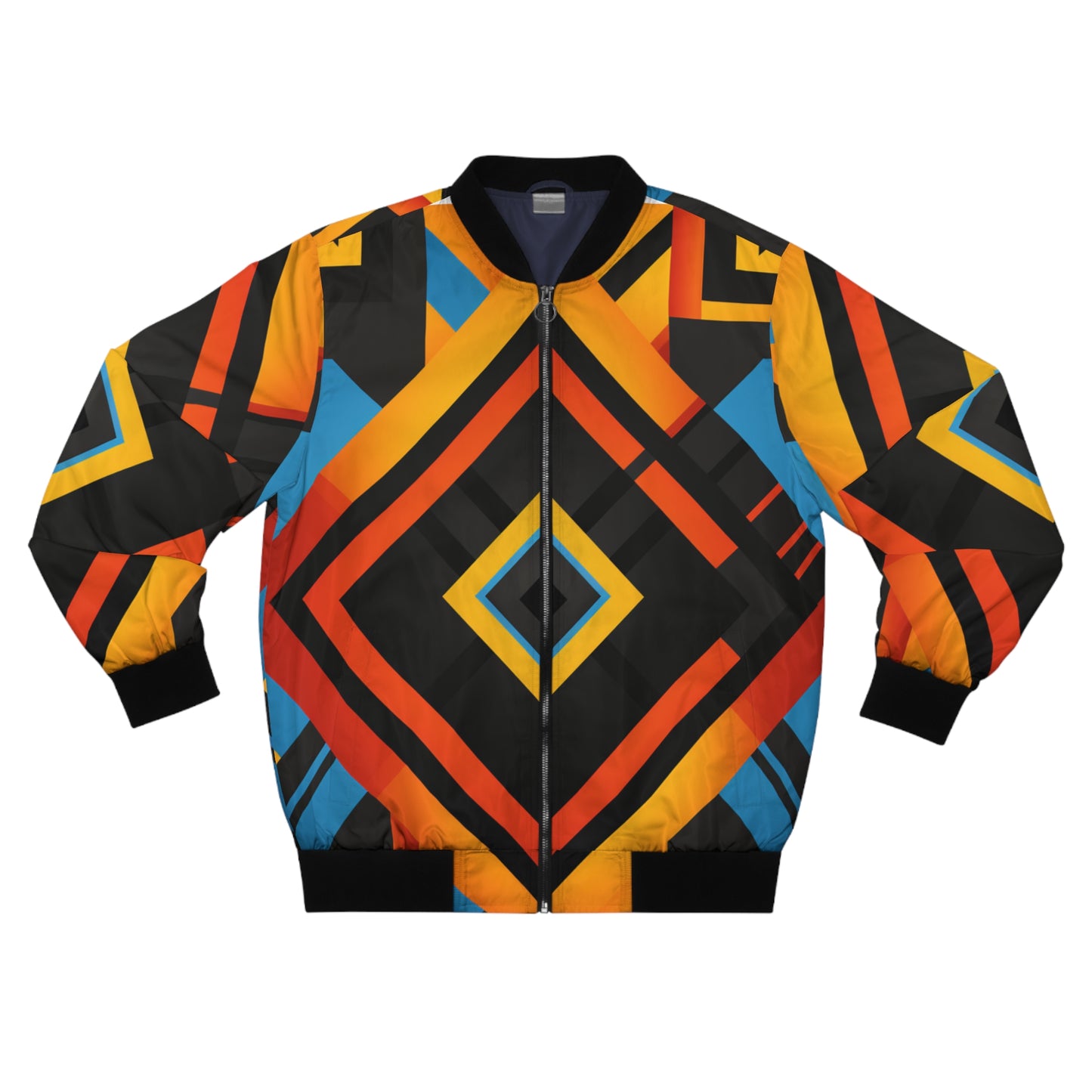 Men's Bomber Jacket - Harmony Starburst Design