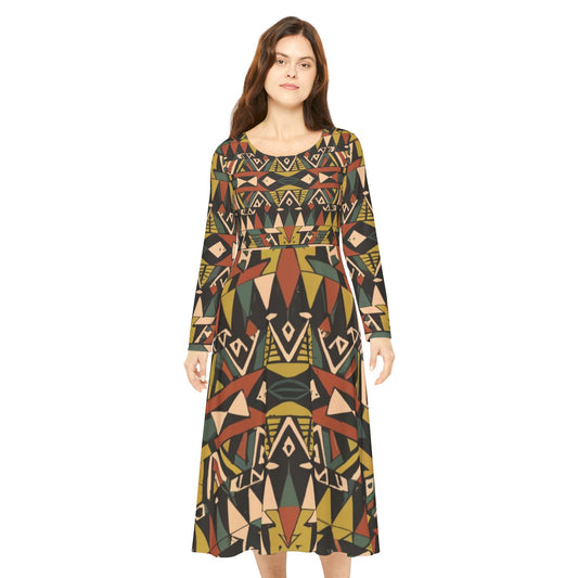 Women's Long Sleeve Dance Dress - Grace Grove Design