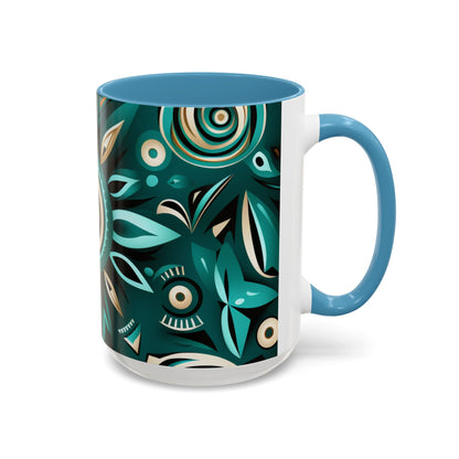 Accent Coffee Mug, 11oz - Flourishing Spirit Design