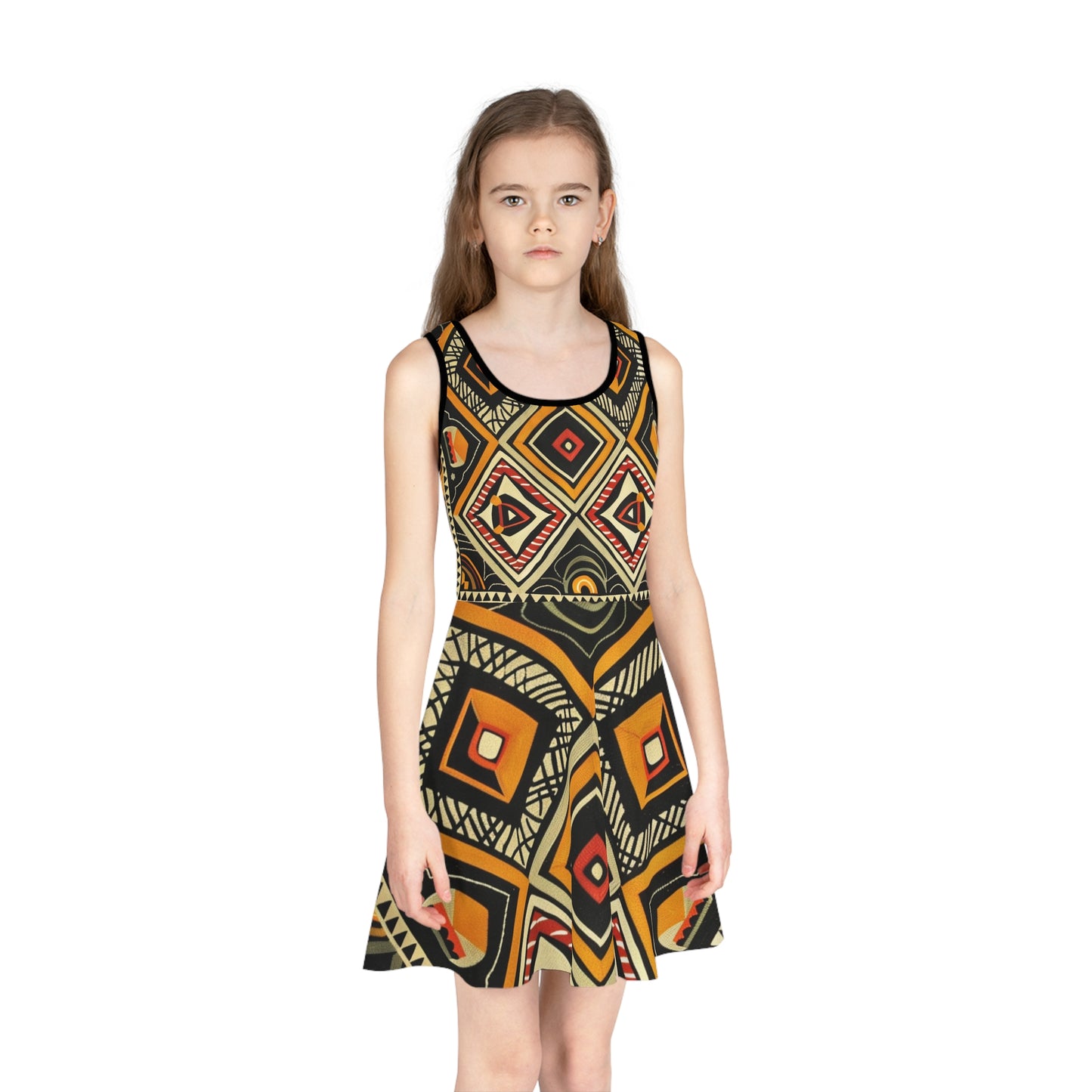 Girls' Sleeveless Sundress - Ubangi Design