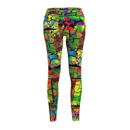 Women's Cut & Sew Casual Leggings- Woza Africa Design