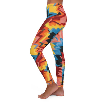 Women's Spandex Leggings - Boundless Compassion Design