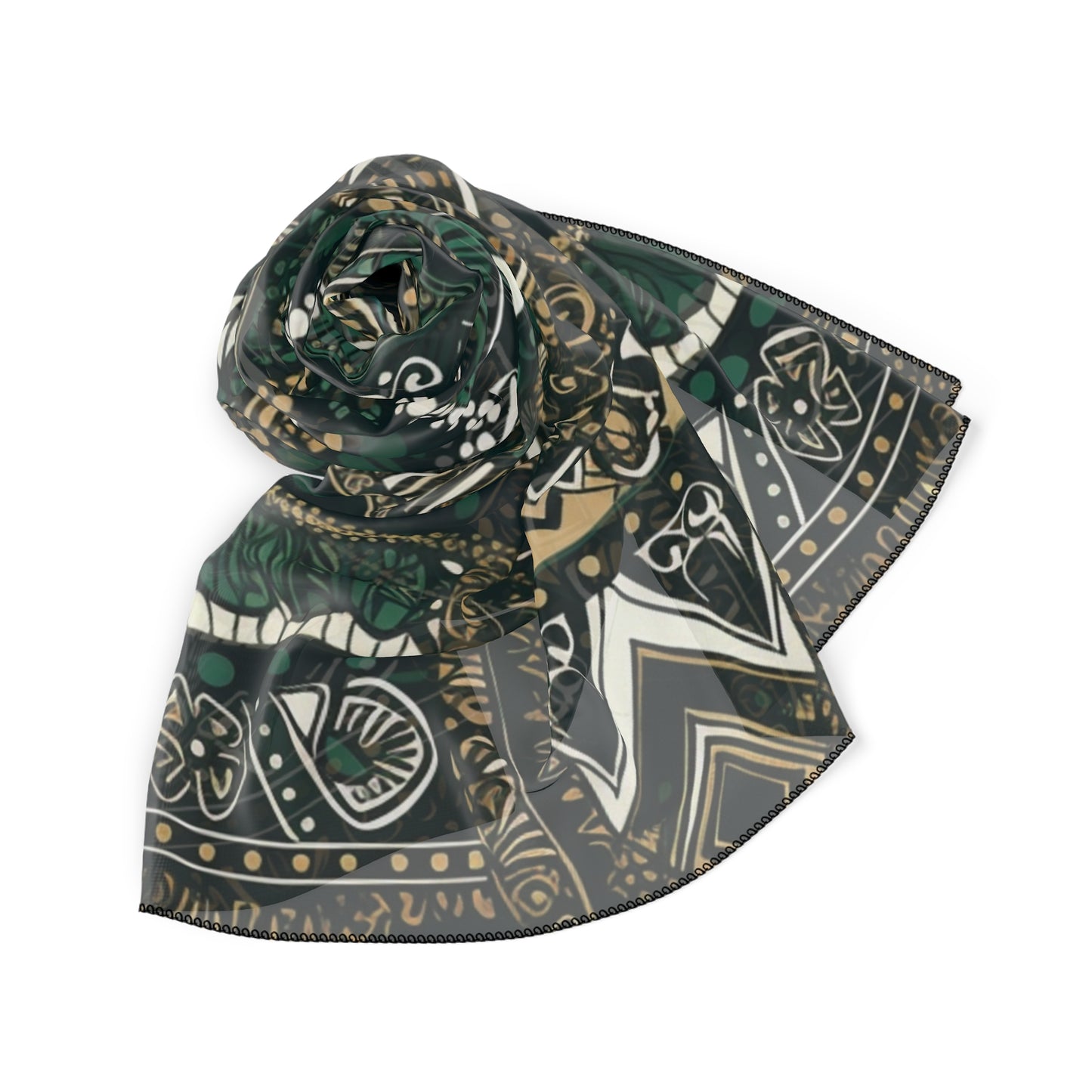 Unisex Poly Scarf - Ibrahim Dream Design