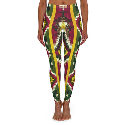 Women's Spandex Leggings - Eternal Flame Design