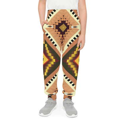 Unisex Youth Joggers - Tribal Harmony Design