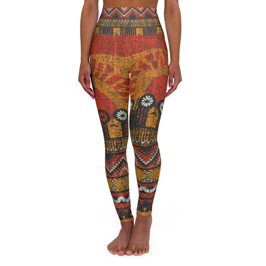 High Waisted Leggings - Fractured Hope Design