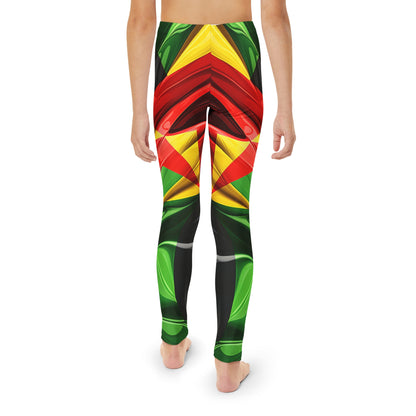 Youth Full-Length Leggings - Colours Of Zion Design