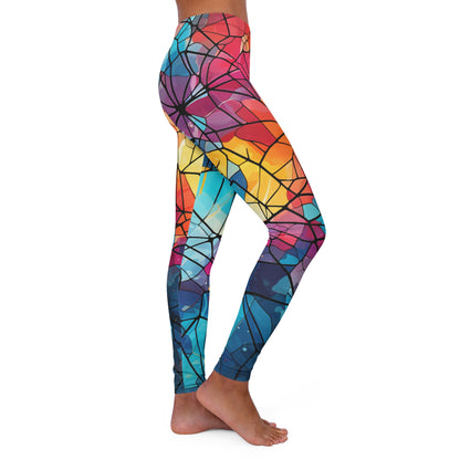 Women's Spandex Leggings - Radiant Redemption Design