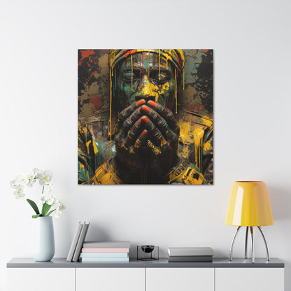 Canvas Gallery Wraps - Praying Warrior Design