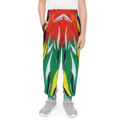 Unisex Youth Joggers - Flame Design