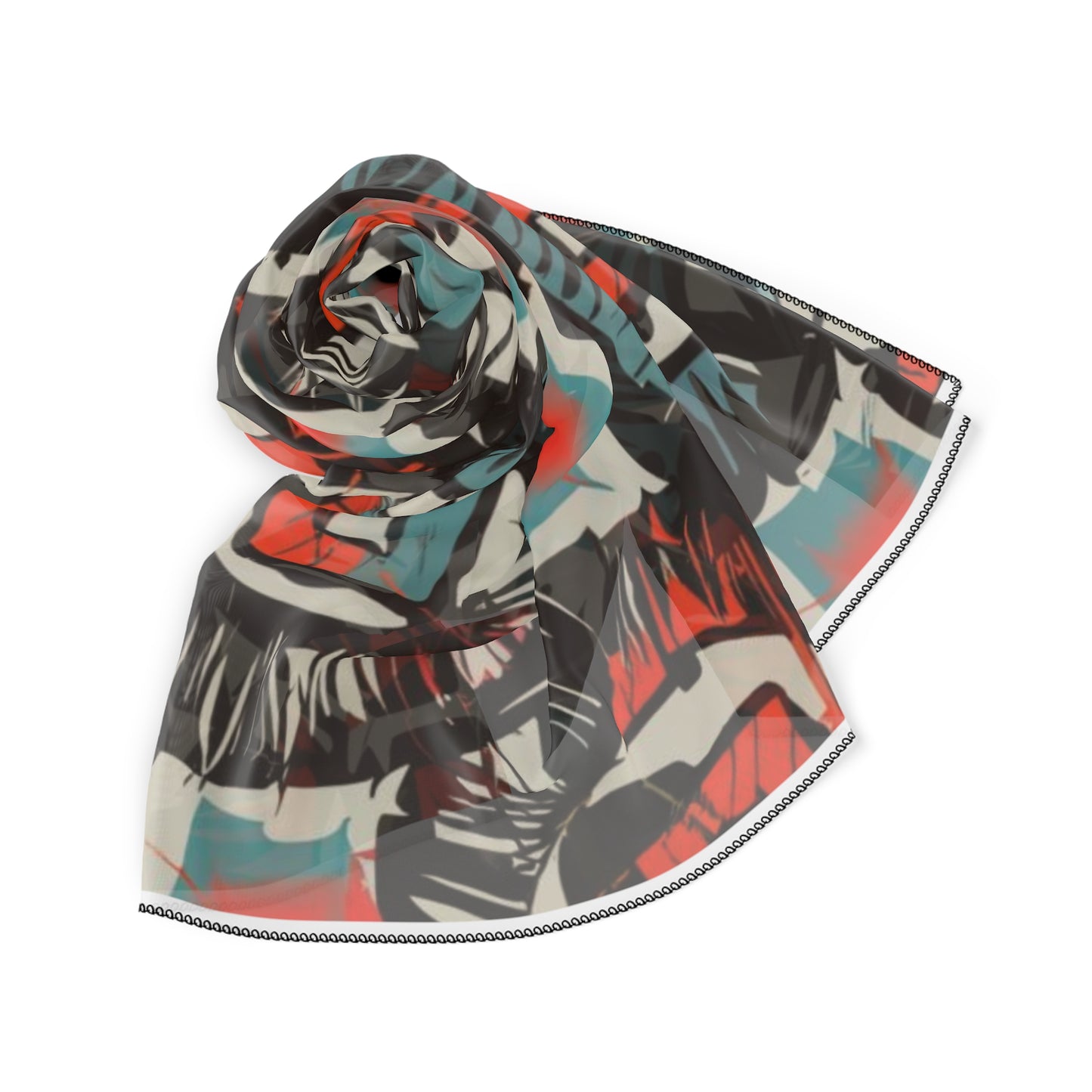 Unisex Poly Scarf - Forgiving Spirit Design