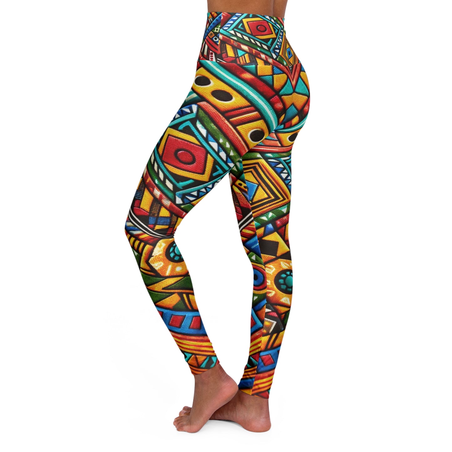 High Waisted Leggings - Zalaleia Design
