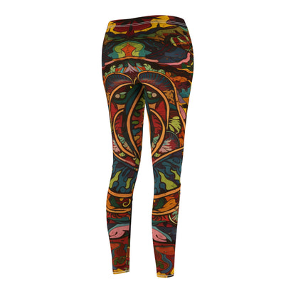 Women's Cut & Sew Casual Leggings - Radiance of Faith Design