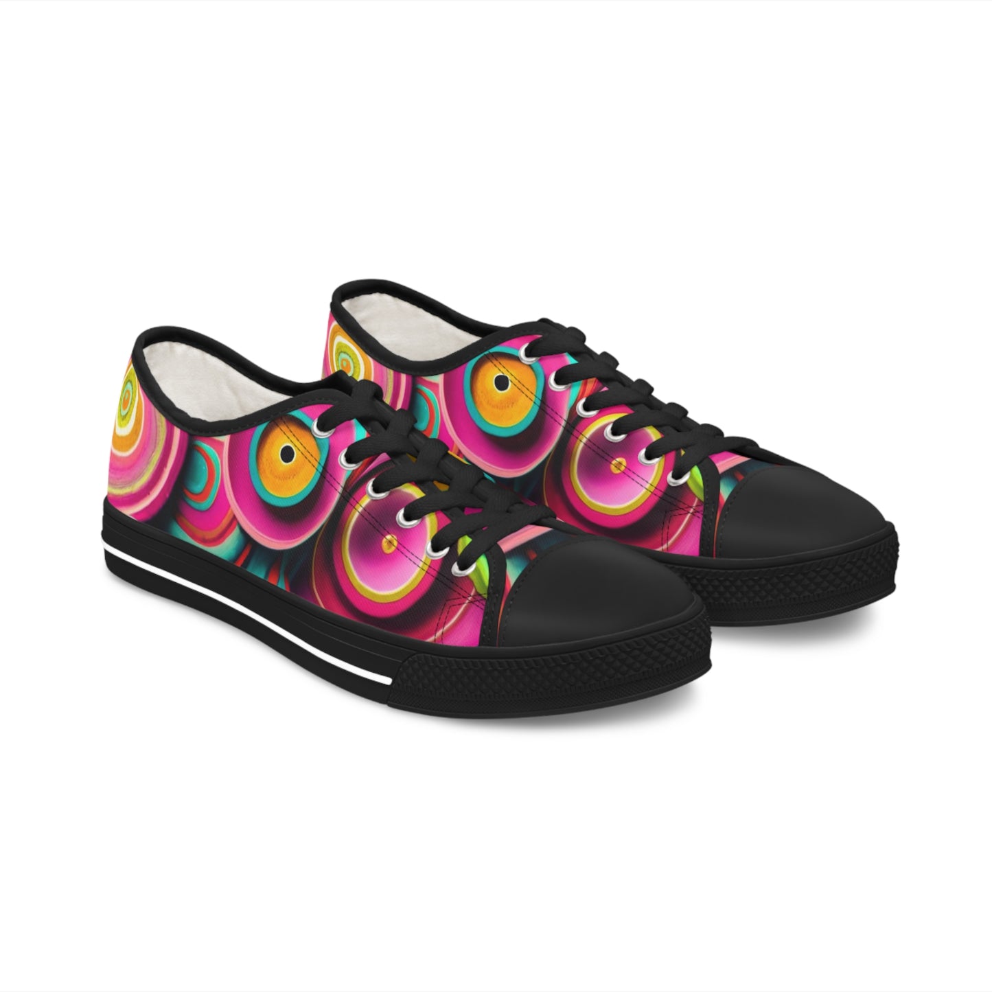 Women's Low Top Sneakers - Crown of Life Design