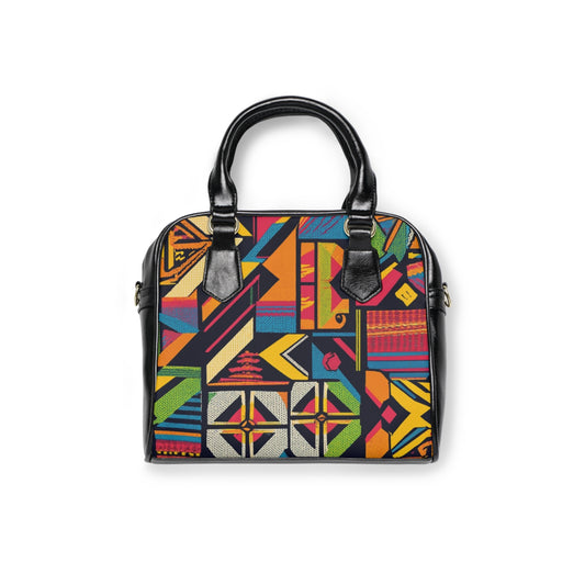 Shoulder Handbag - Limpopo Collage Design