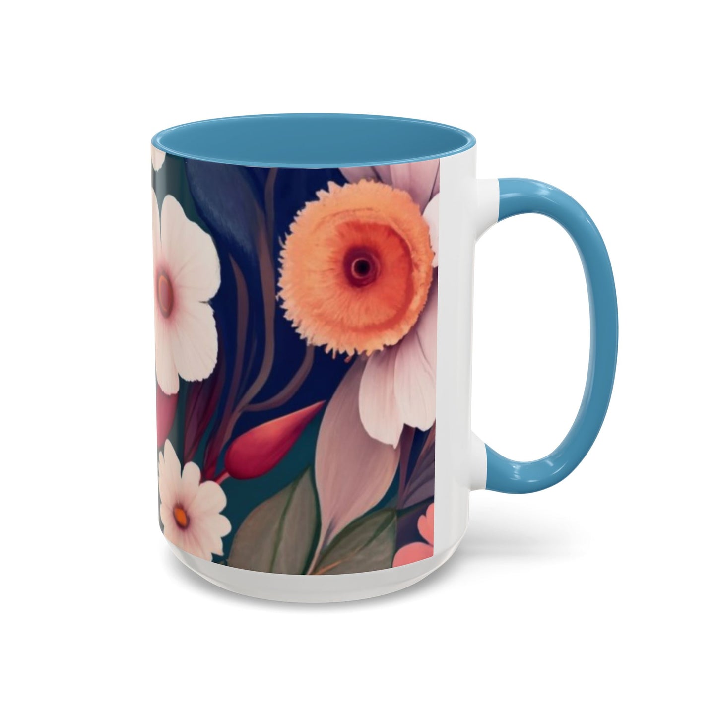 Accent Coffee Mug, 11oz - Hope flowers