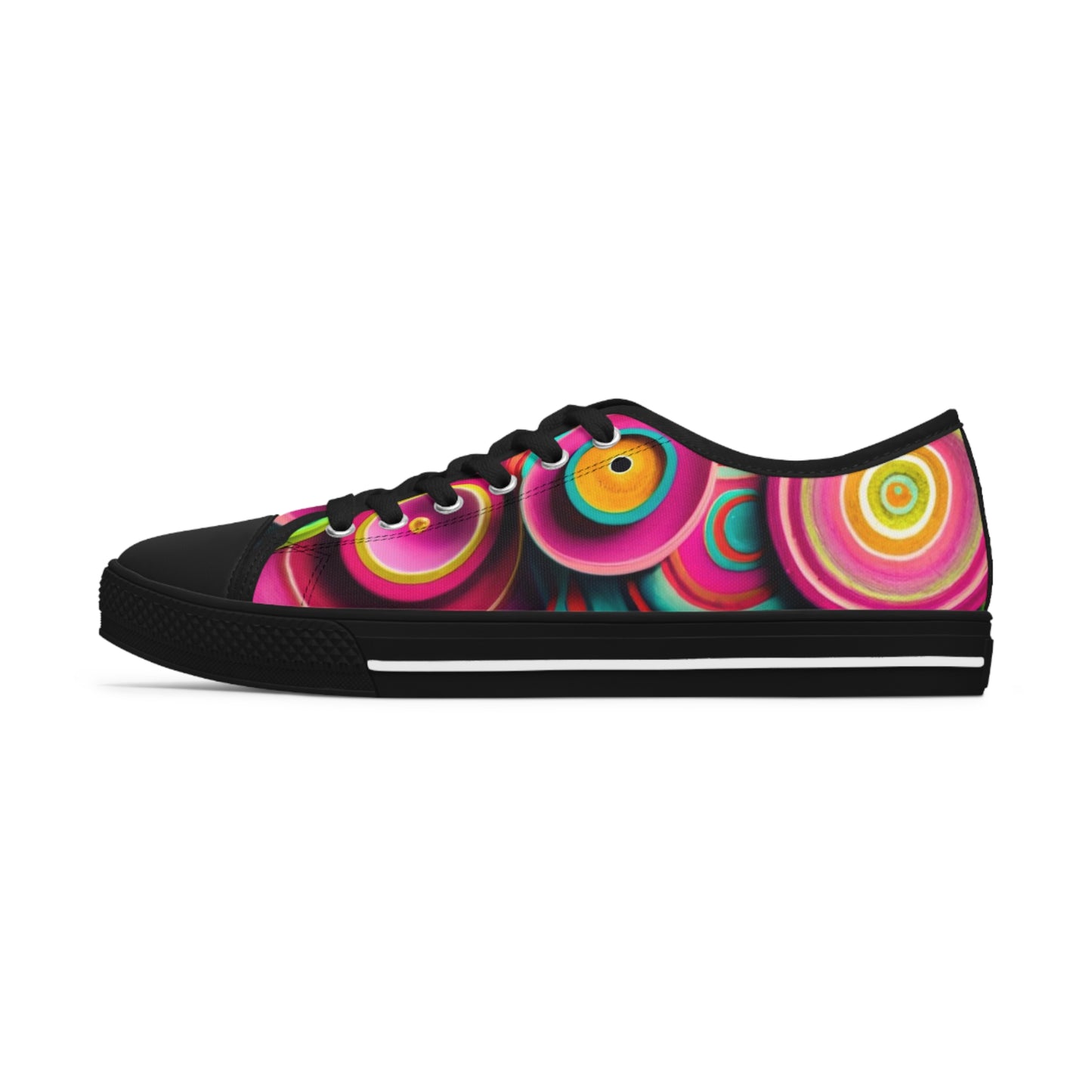 Women's Low Top Sneakers - Crown of Life Design