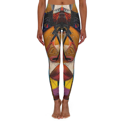 Women's Spandex Leggings - Hope Swirls Design