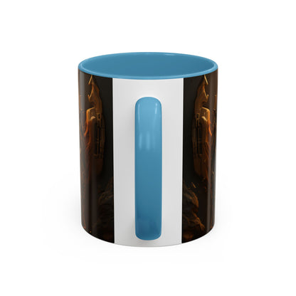 Accent Coffee Mug, 11oz - Lion of Majesty Design