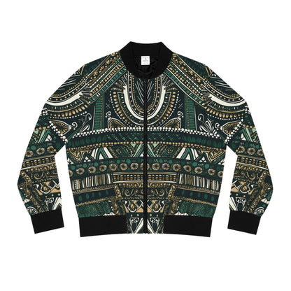 Women's Bomber Jacket - Dashiki Dream Design