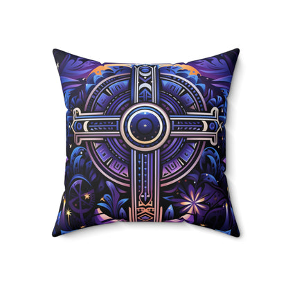 Spun Polyester Square Pillow - Redeemed Design