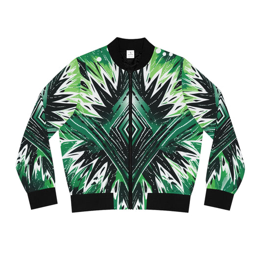 Women's Bomber Jacket - Naija Tye Dye Design